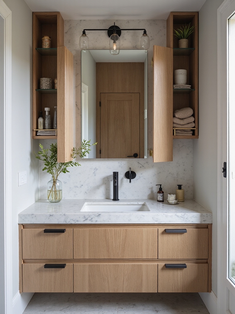 compact bathroom storage solutions