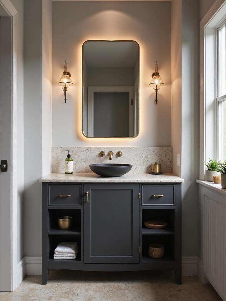 compact stylish functional vanities