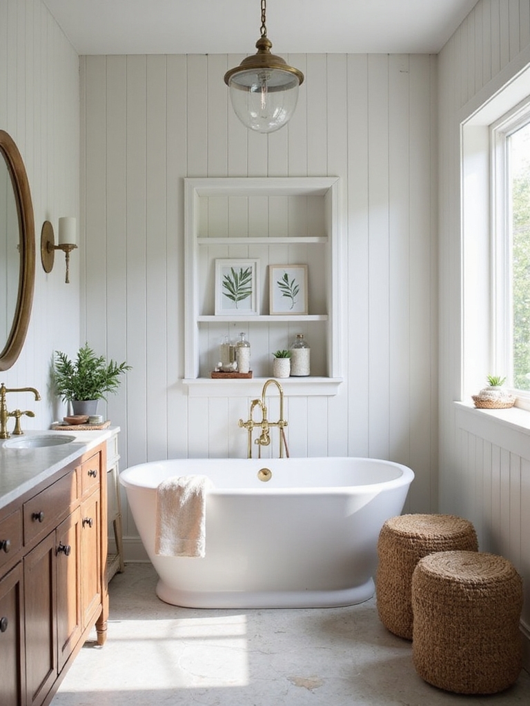 cottage inspired wall enhancements