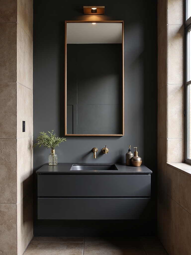cozy black and warm neutrals