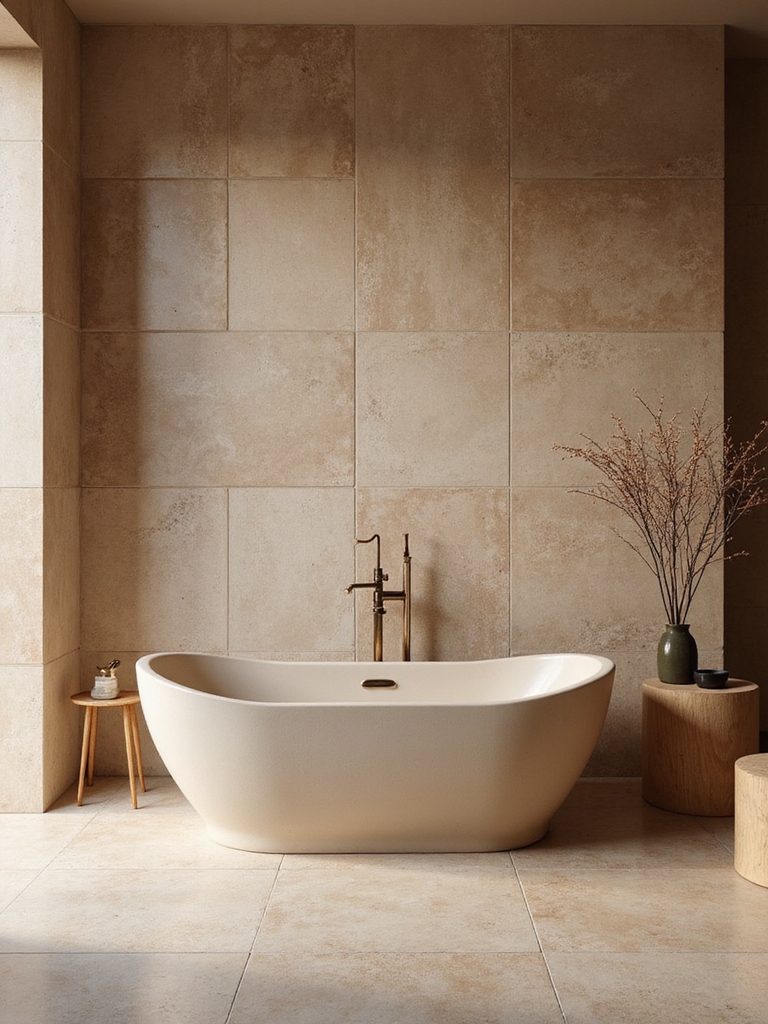 cozy textured spa retreat