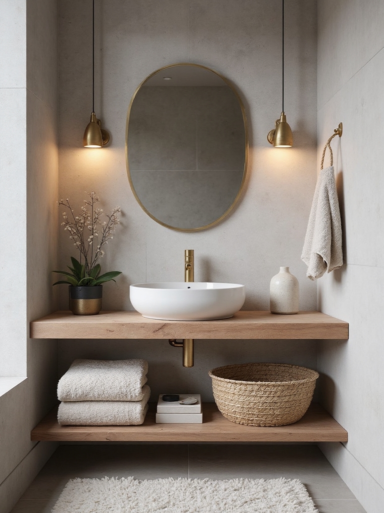 creative small bathroom solutions