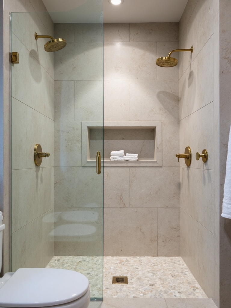 curbless showers expand spaces