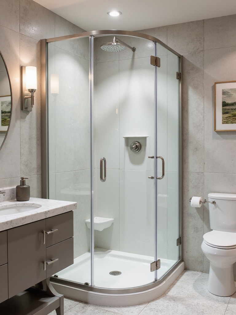 curved enclosures enhance space