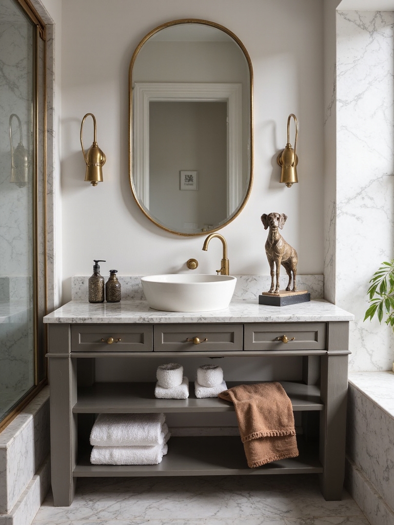 define your half bath style