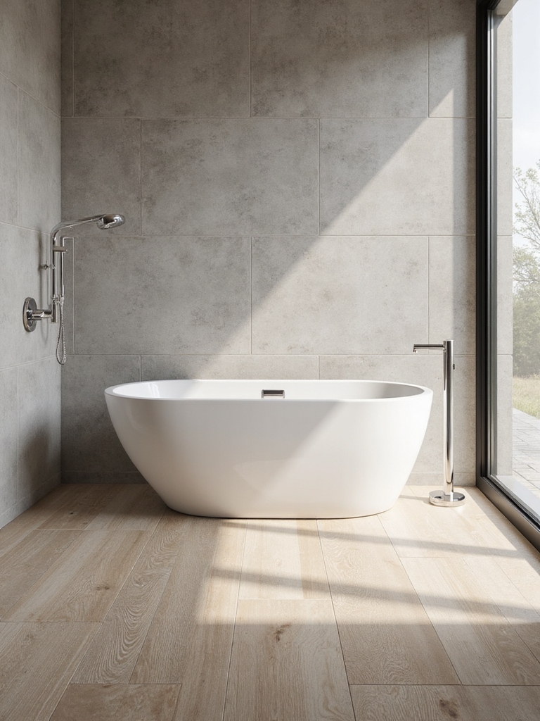 durable budget friendly bathroom flooring