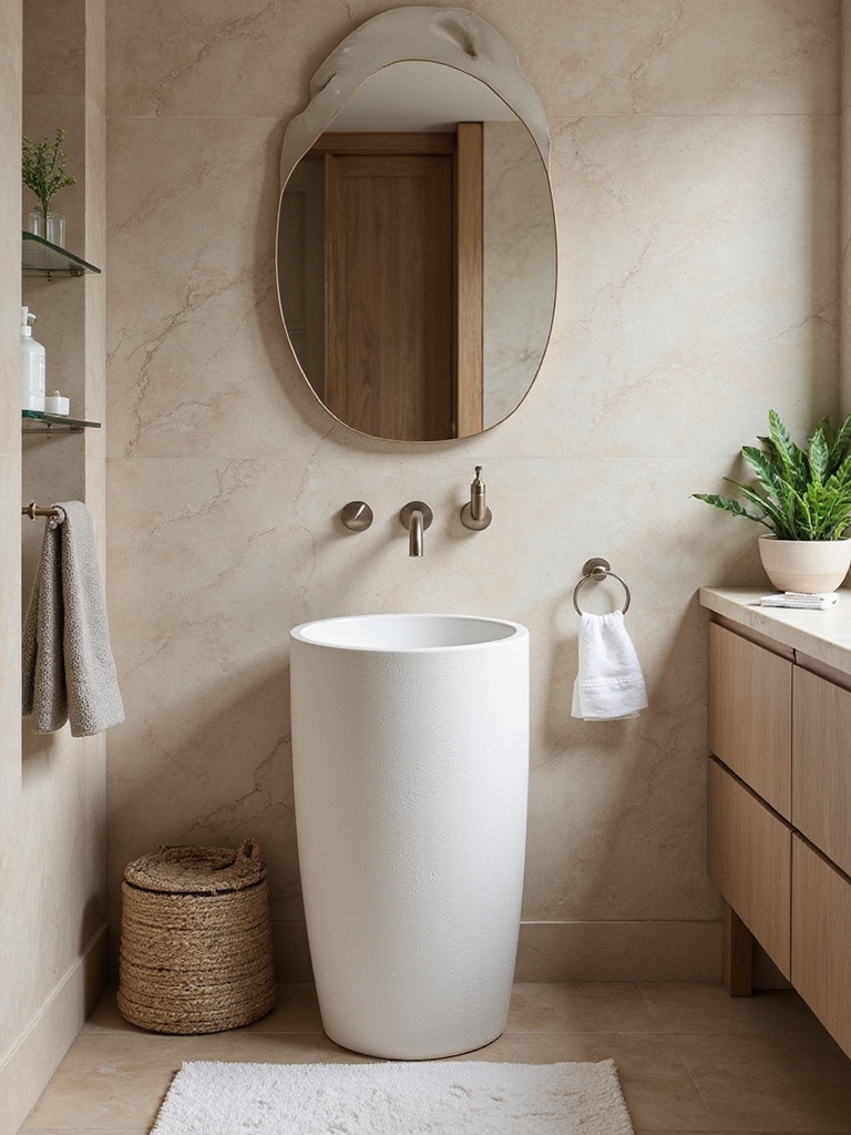 durable easy clean bathroom surfaces