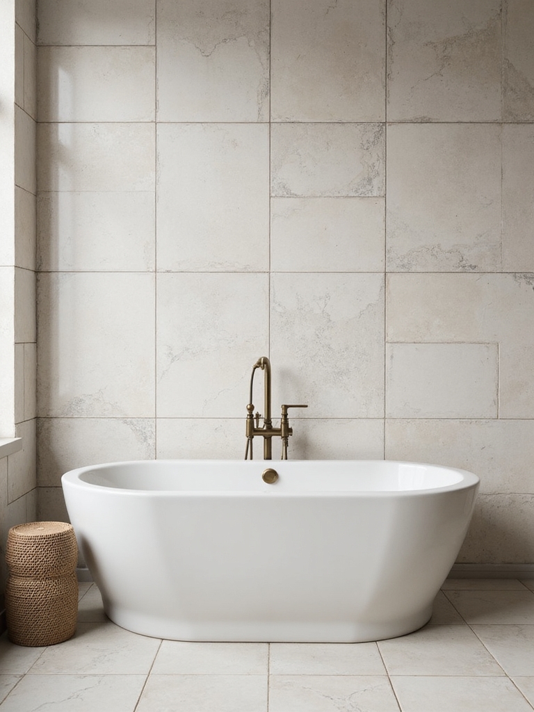 durable low maintenance bathroom materials
