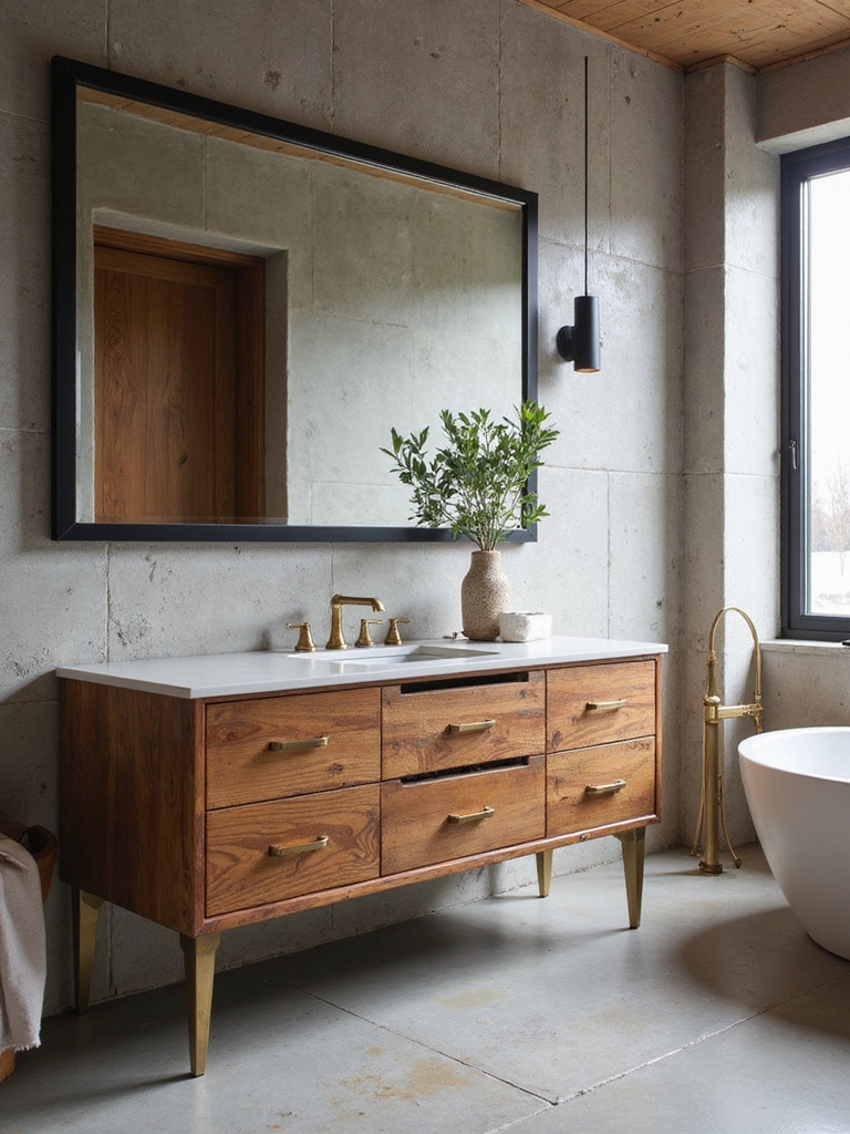 durable rustic wood accents