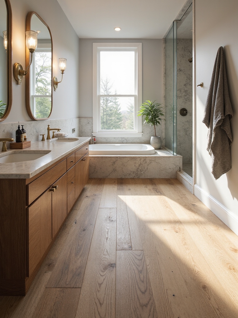 durable stylish bathroom flooring