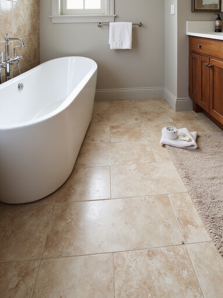 durable vinyl for bathrooms