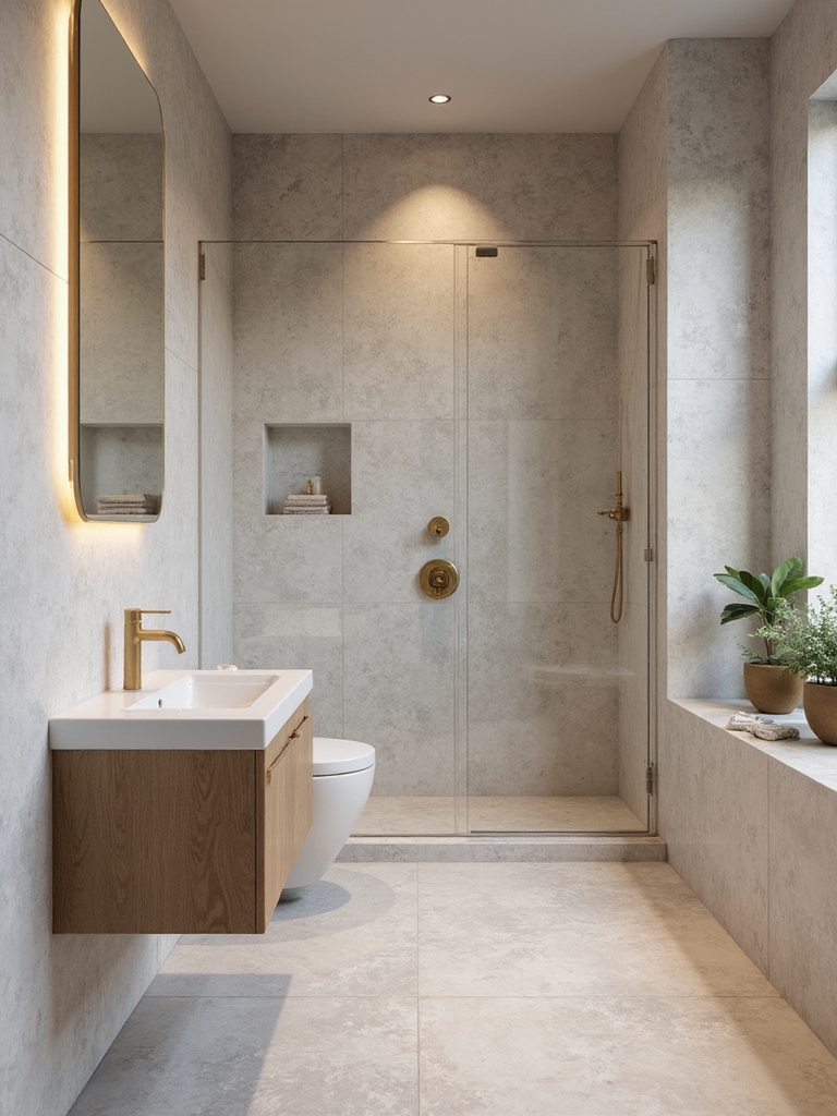 efficient compact bathroom design