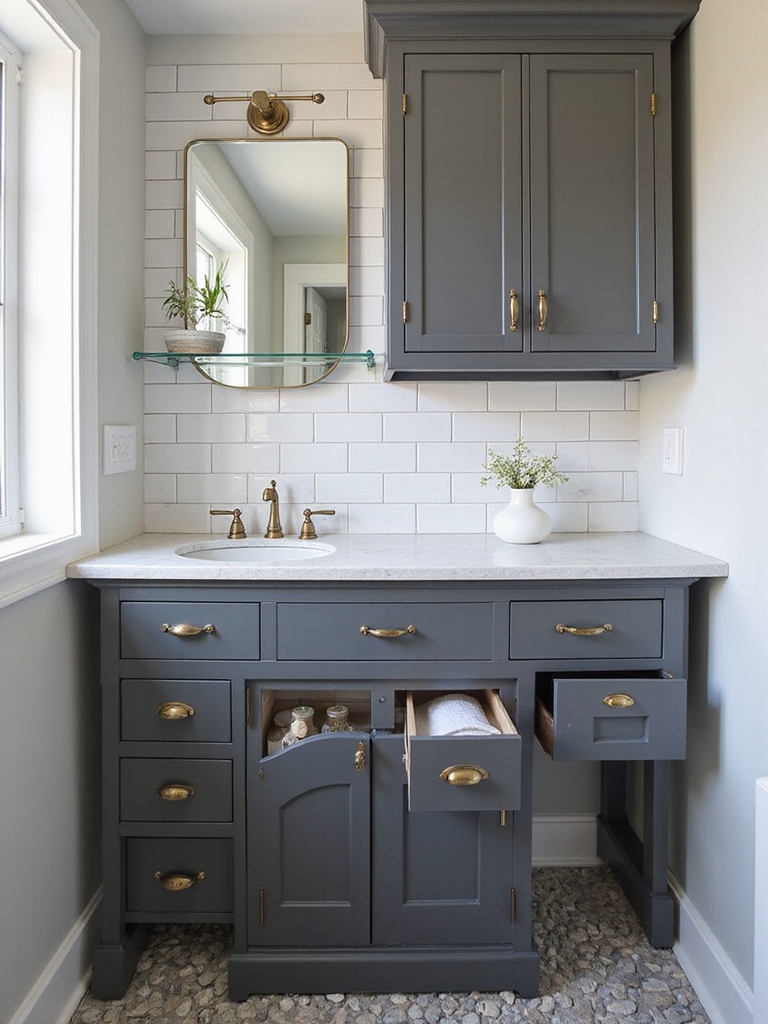 efficient small bath storage