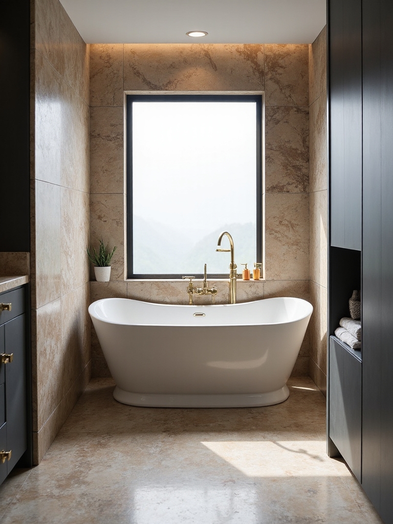 efficient tiny bath layout