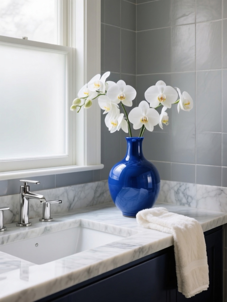 elegant bathroom accent choices