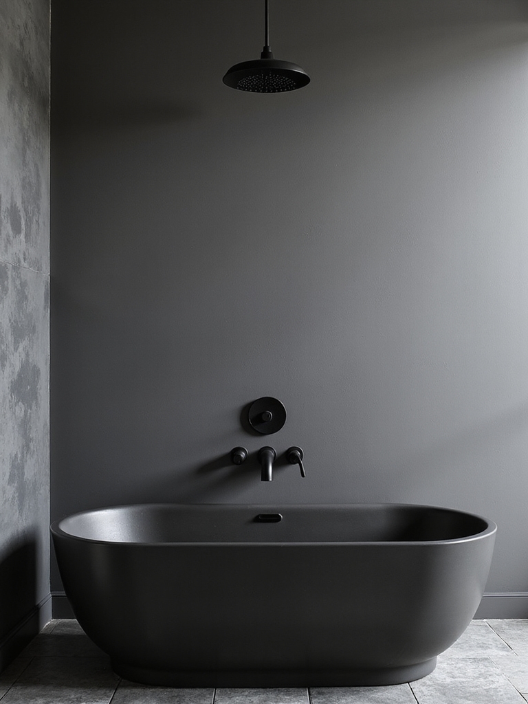 elegant black grey contrast tips
