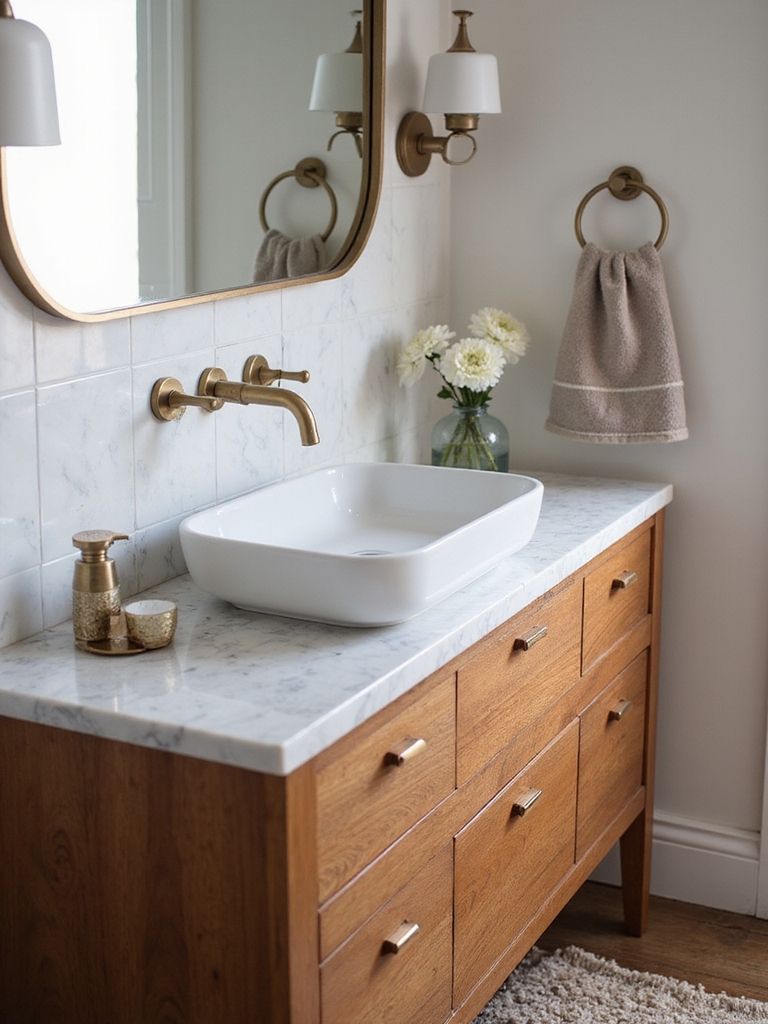 elegant functional bathroom design