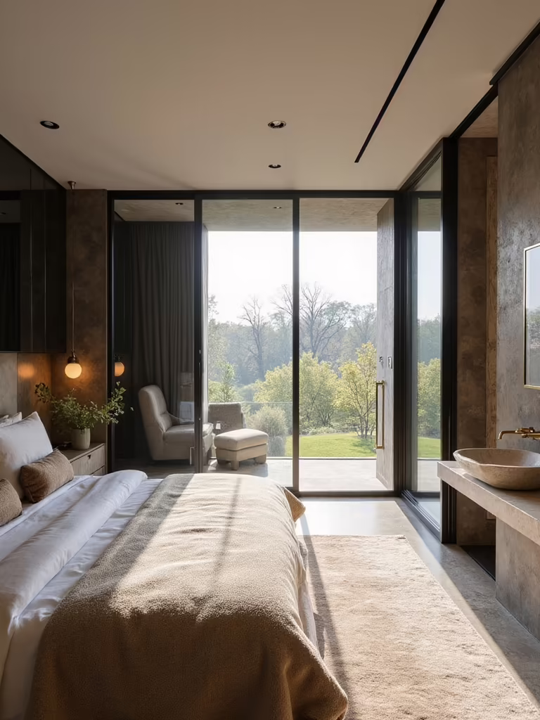 elegant glass closet design