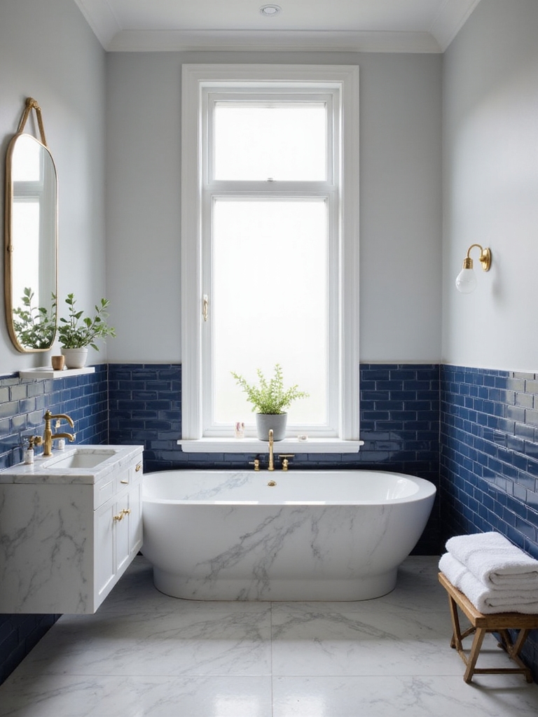 elegant gray and navy