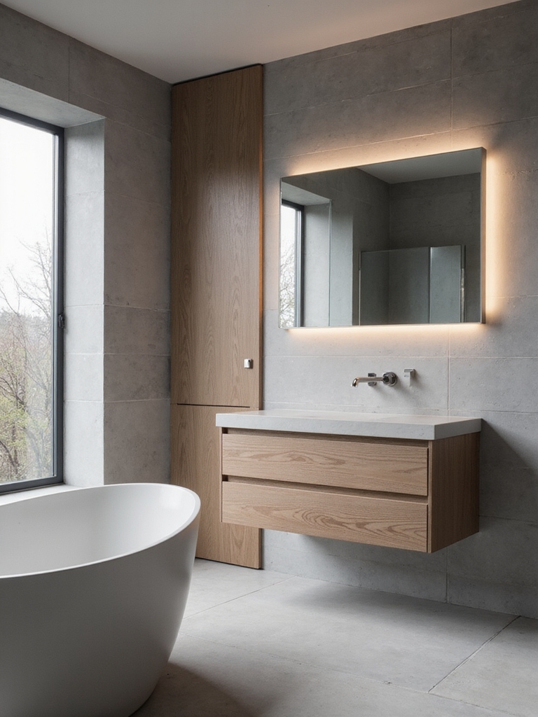 elegant grey bathroom designs
