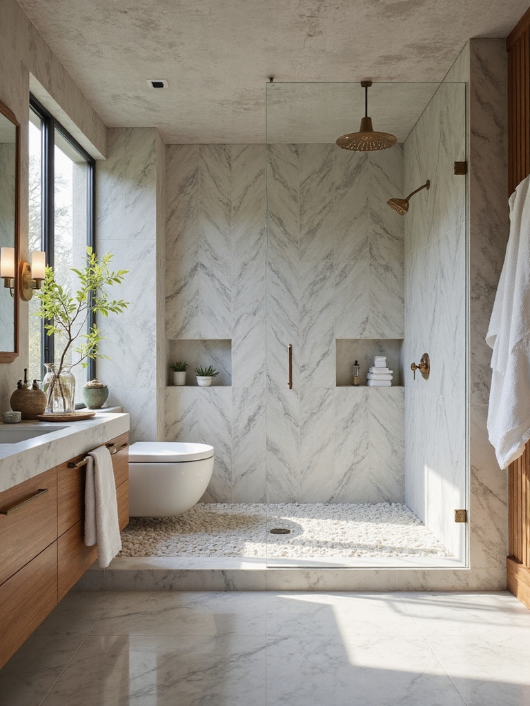 elegant textured tile combinations