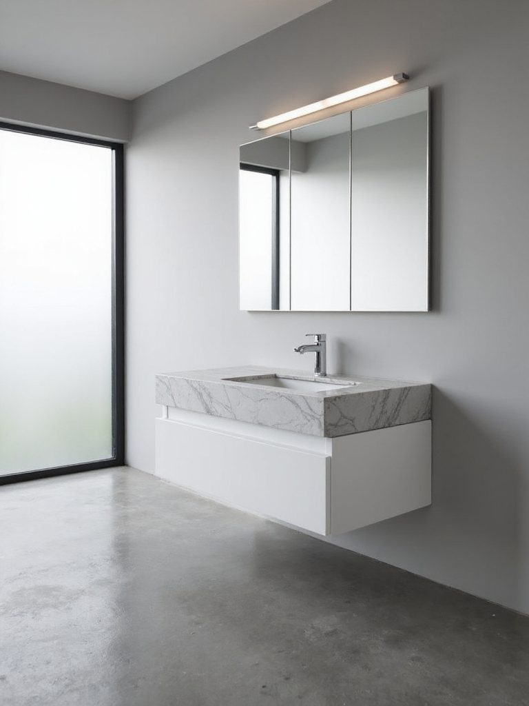 elegant wall mounted vanities