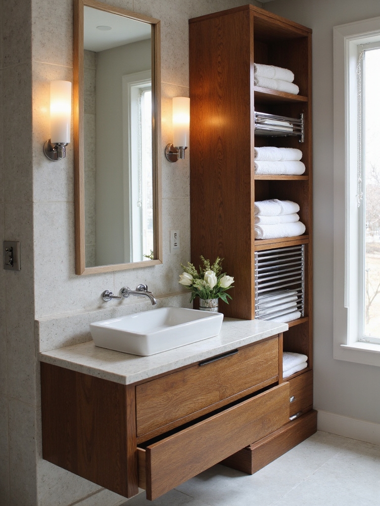 elevate bathroom storage solutions