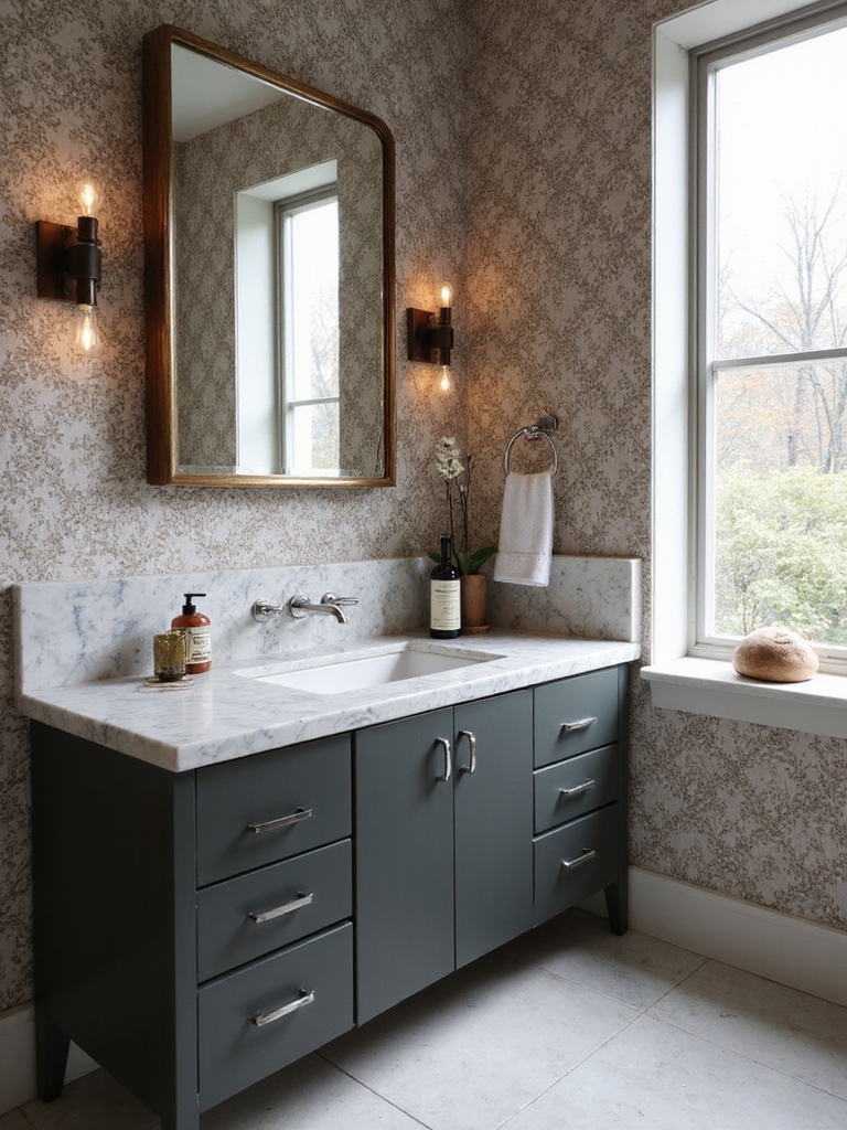 elevate half bathroom decor