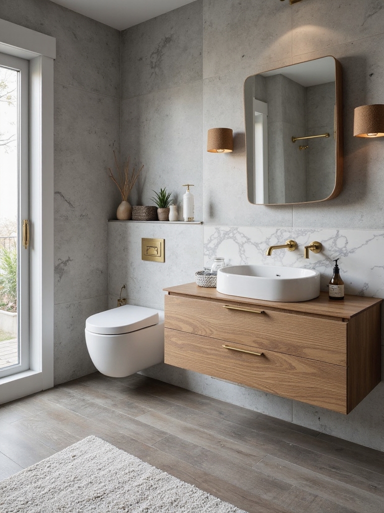 elevate inexpensive bathroom flooring