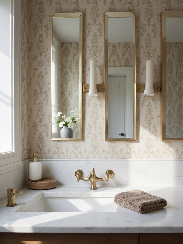 elevate small bath aesthetics