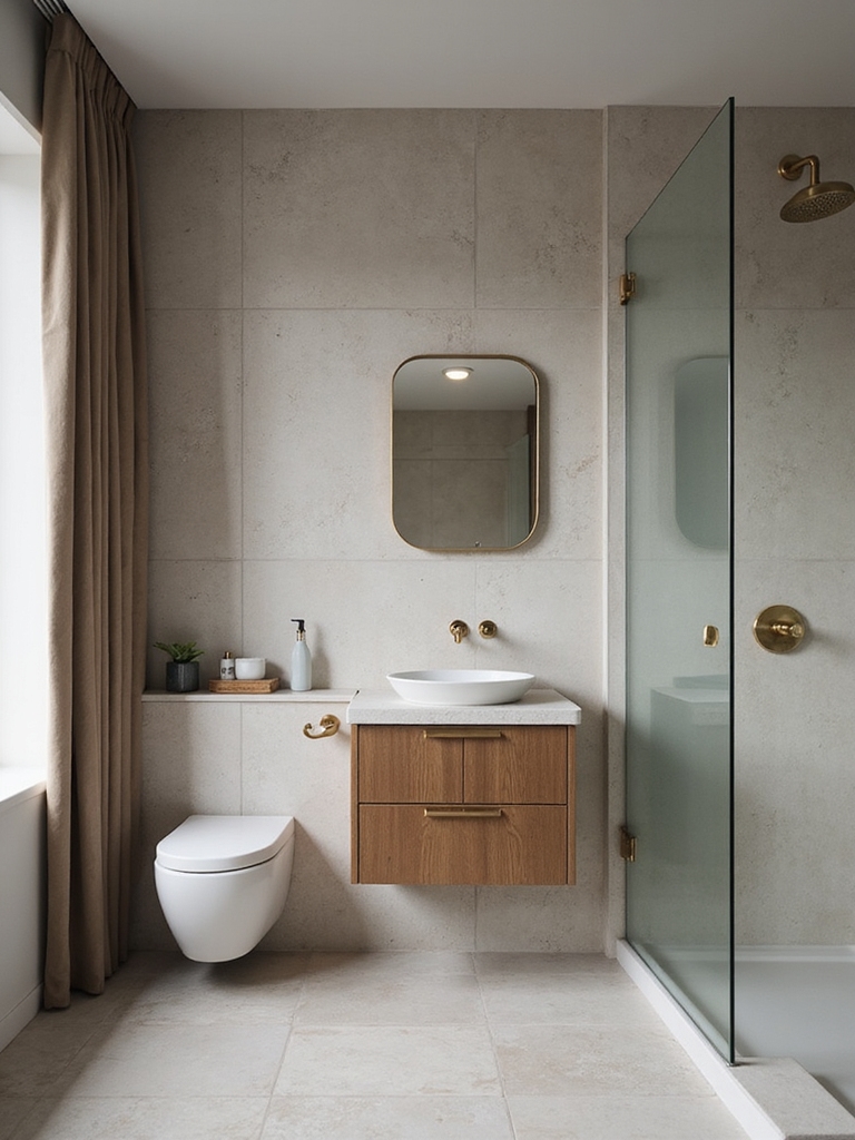 elevate small bathroom aesthetics