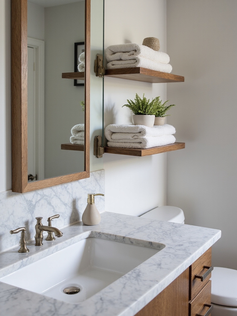 elevated towel display style