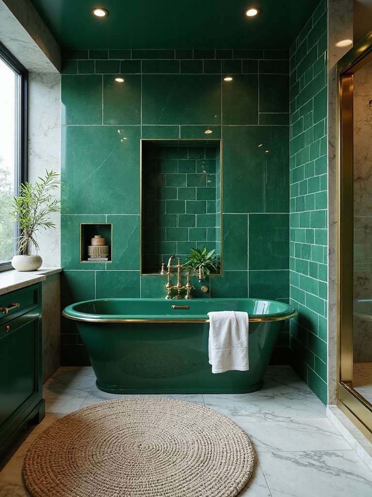 emerald tile spa elegance
