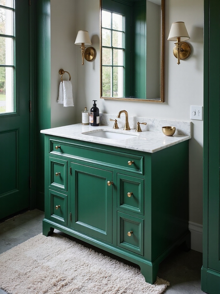 emerald vanities brighten mornings