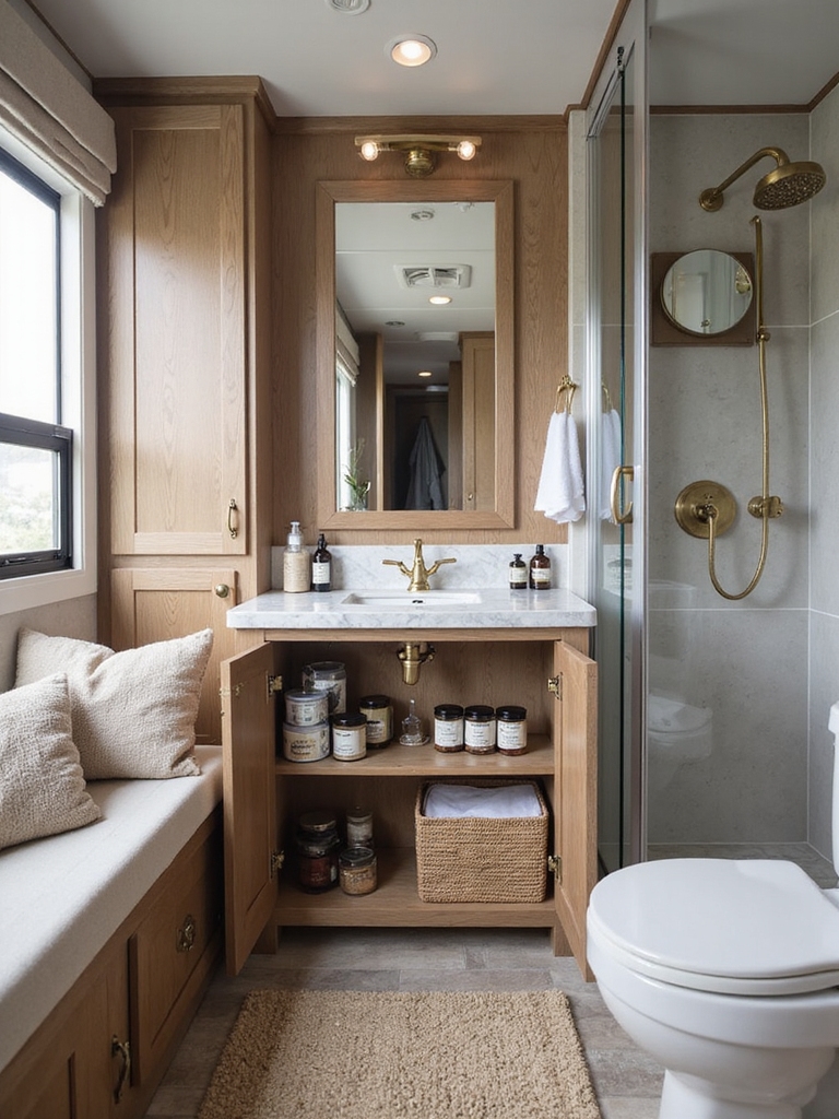 essential rv bathroom organization