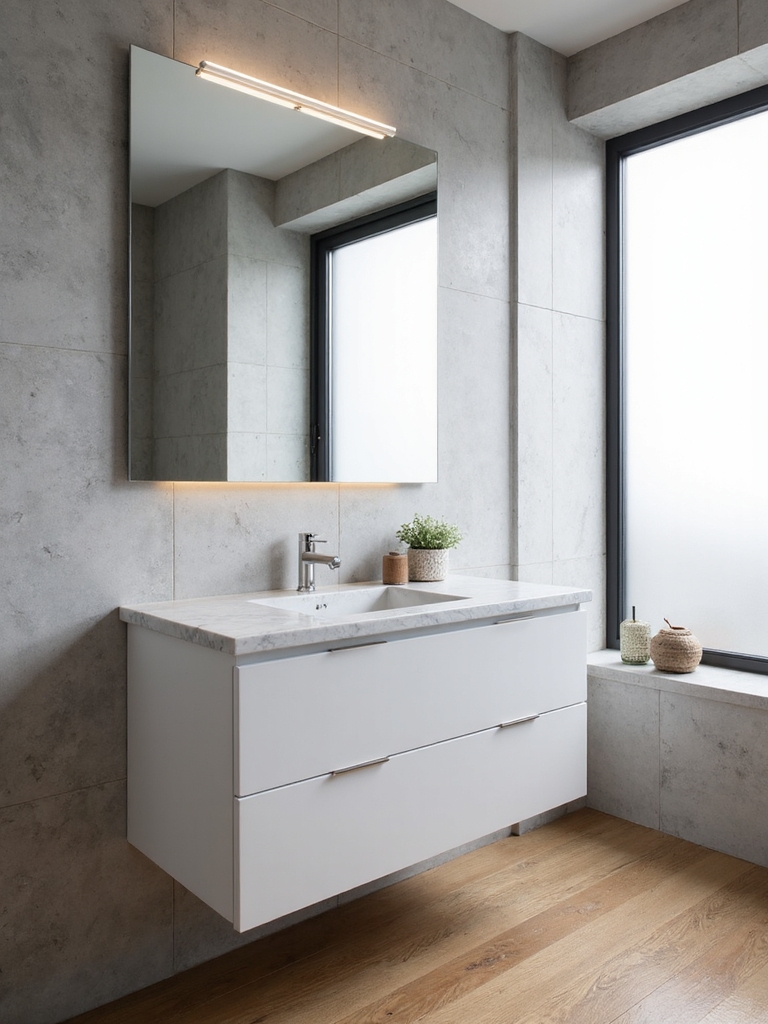 floating vanity for space