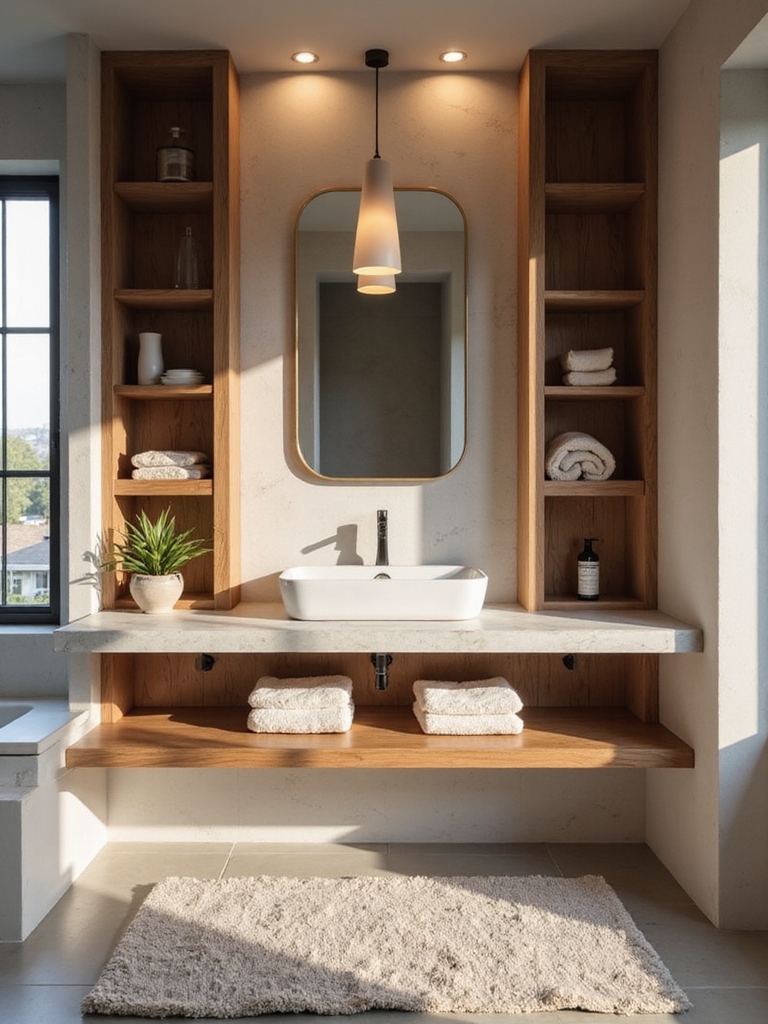 floating vanity for storage
