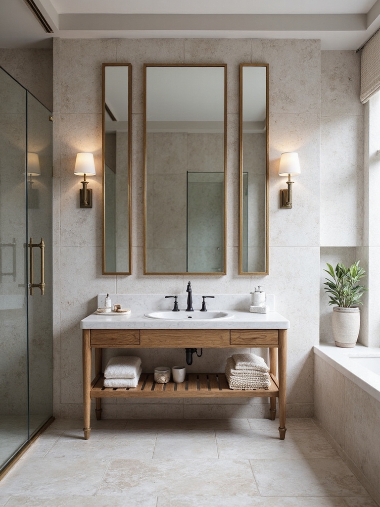 framed mirrors for bathrooms