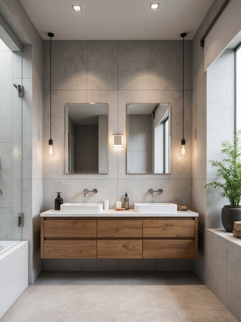 frameless elegance for small bathrooms