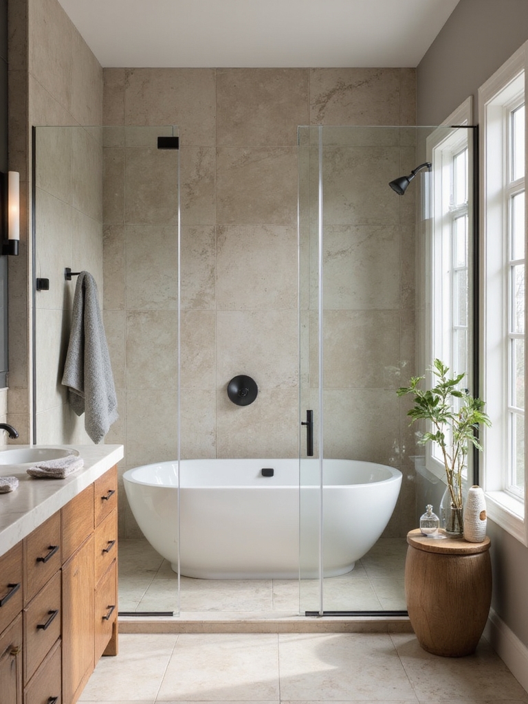 frameless glass versus tub shower