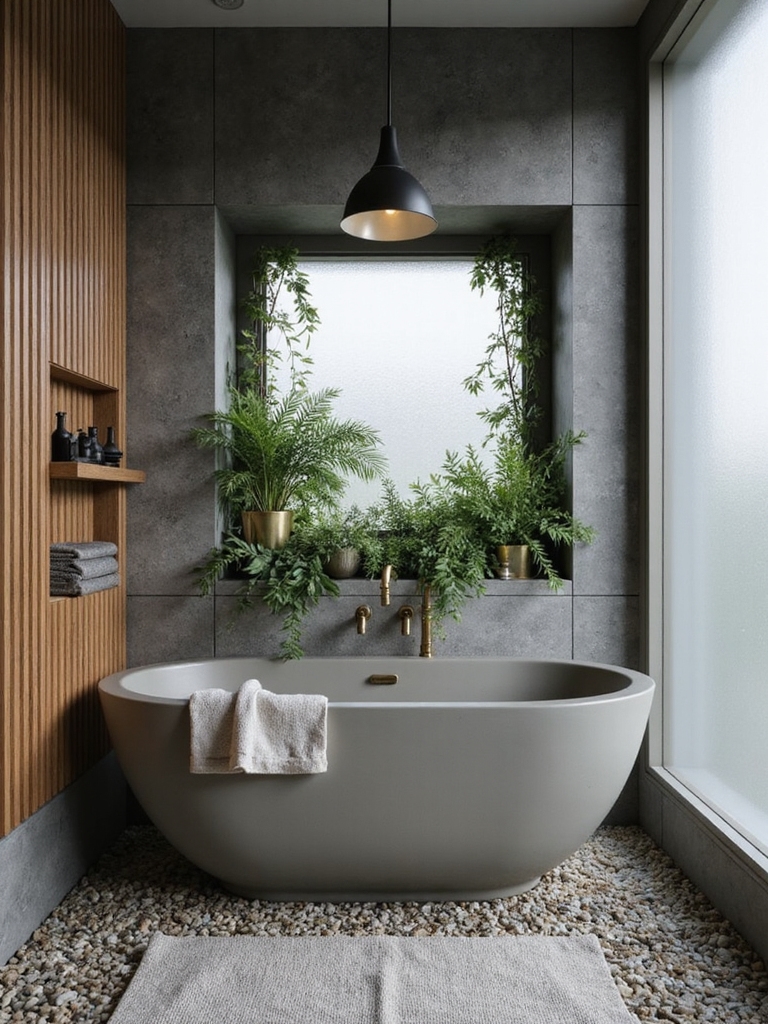 fresh earthy bathroom designs