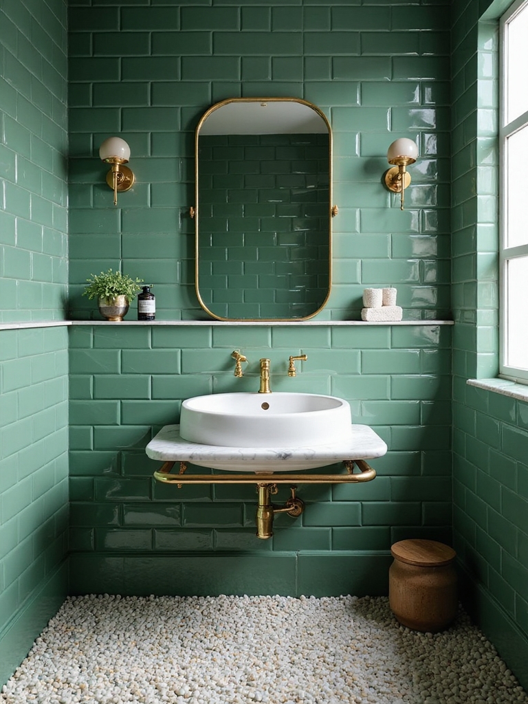 fresh energizing bathroom vibes