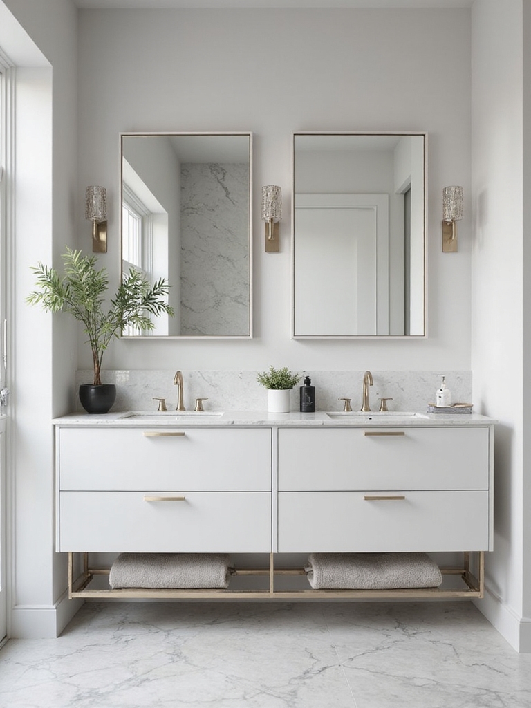 fresh white vanity inspiration