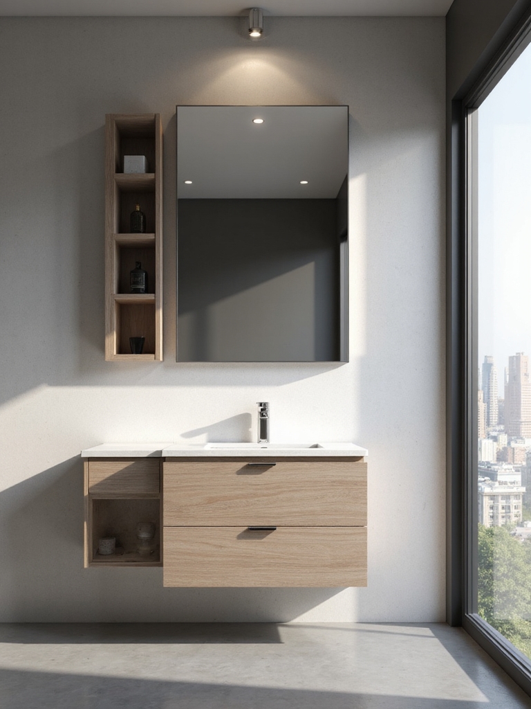 functional stylish bathroom organization