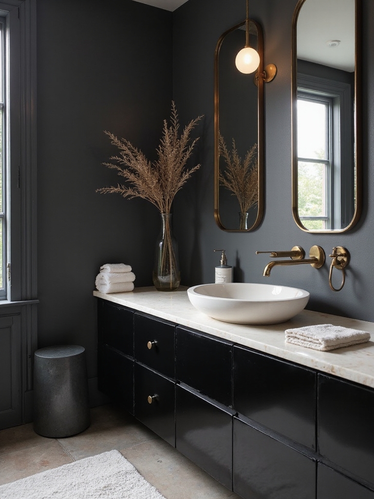 glossy obsidian modern elegance