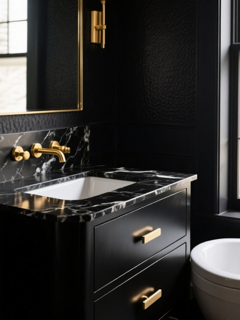 graceful gold hardware selection