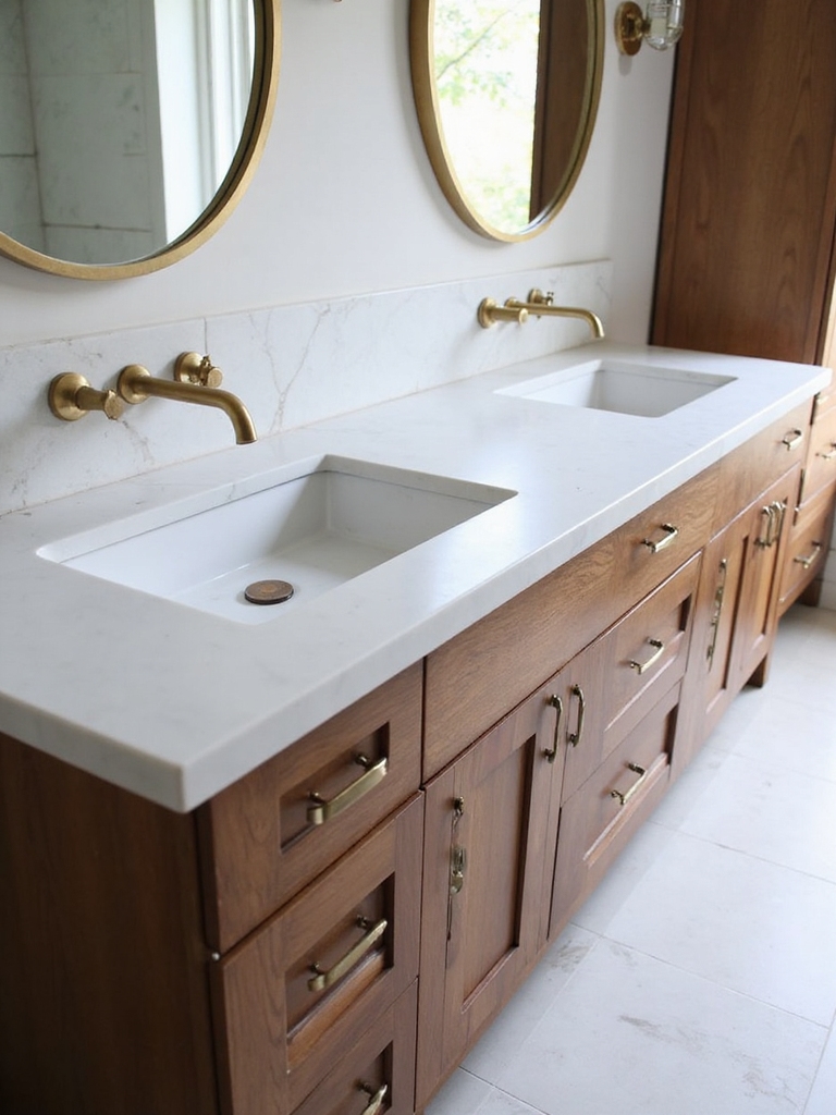 harmonizing countertops and cabinets
