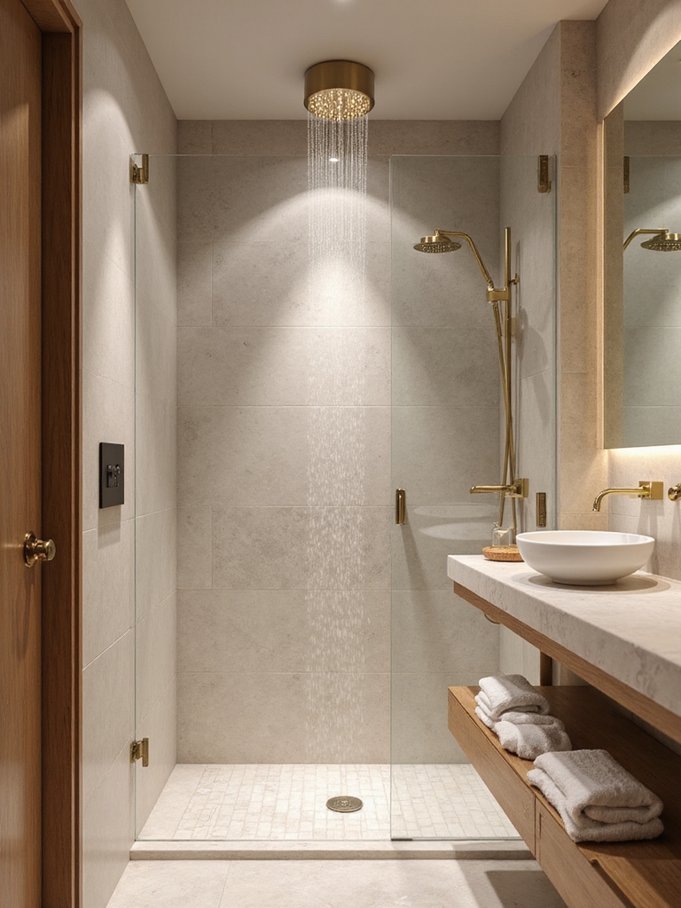 indulgent compact shower solutions