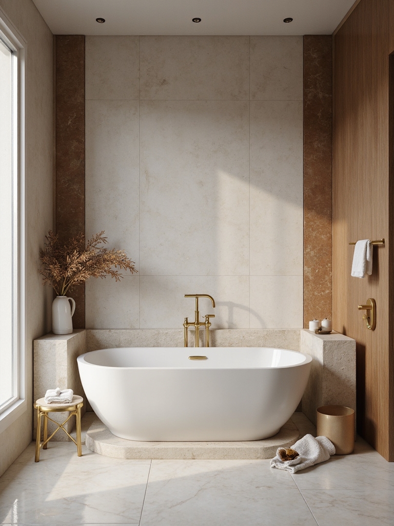indulgent soaking tub design