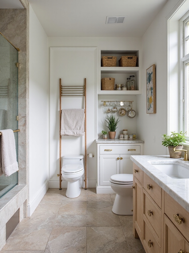 innovative small bathroom storage